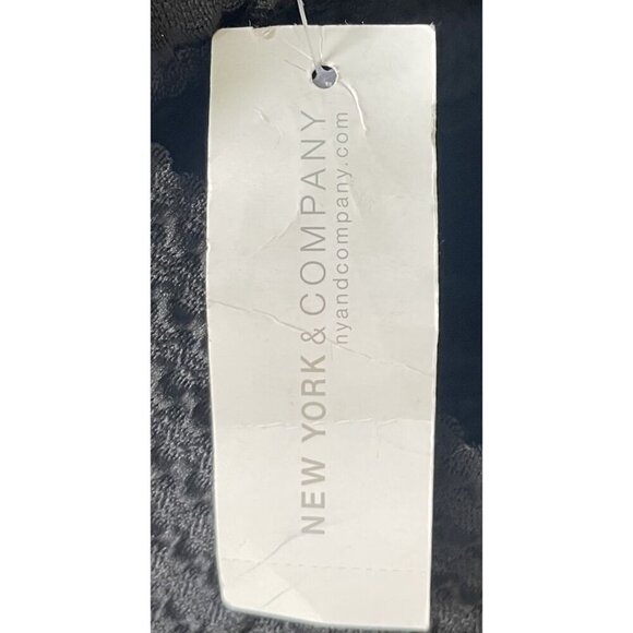 New York & Company Pencil Skirt Midi XS NWT Striped 7th Avenue NWT Black - Picture 10 of 12